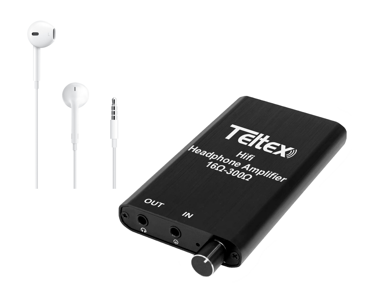 Teltex In-Line Amplifier Apple EarPods® w/In-Line Microphone