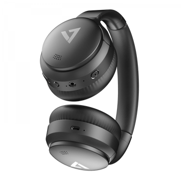 V7 Bluetooth Headphones (Underside - Ports)