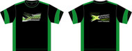 Xceed T-Shirt  DRY-FIT Black-Green  (XXXL)