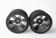 Wide Rear 37 Shore Tyres - Carbon Xceed Wheel (235mm)