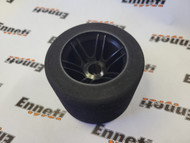 1/8 Rear 35 Shore Tyres - Carbon Enneti Wheel