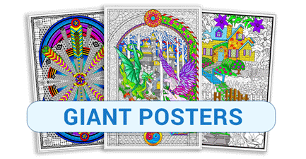 Fuzzy Velvet Posters To Color & Giant Coloring Posters