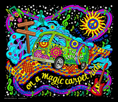 Magic Love Bus - Fuzzy Poster