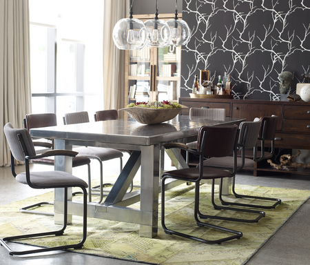 Boston Dining Table 94"- Aero | Aviator Dining Room Table ...