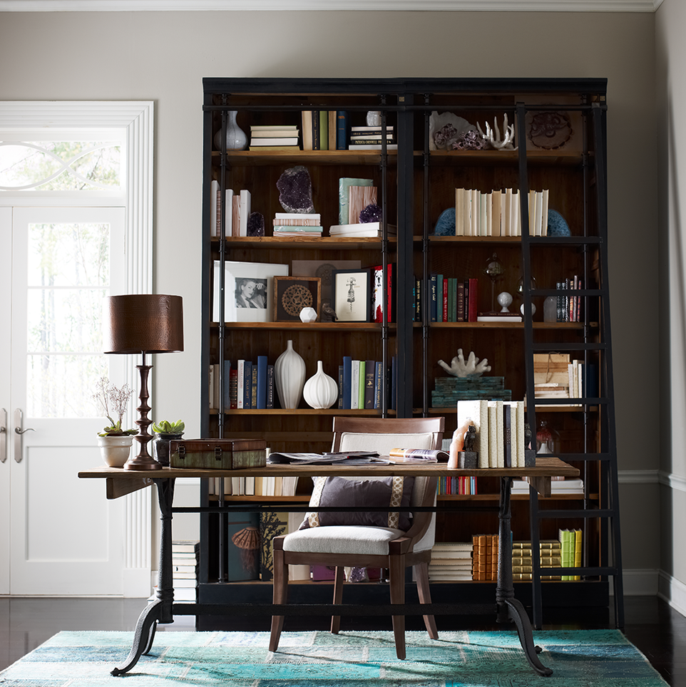 large library bookcase