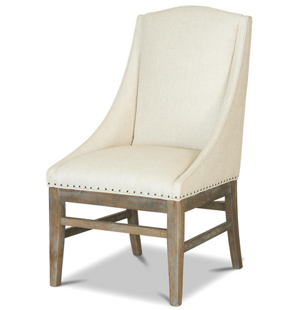 Dining Arm Chairs Upholstered french oak nailhead upholstered dining arm chair | zin home Dining Arm Chairs Upholstered french oak nailhead upholstered dining arm chair | zin home