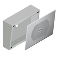 Valcom V-9807 Vandal Resistant 8" Wall Speaker Enclosure w/Faceplate, Stock# V-9807