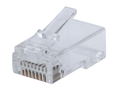 Intellinet 50-Pack FastCrimp Cat5e RJ45 Modular Plugs IMP-C5E-FT50, Part# 790369