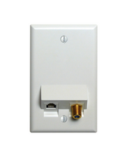 PRIMEX 2 Port Wall Plate, Angled