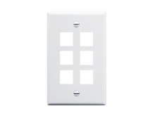 PRIMEX Oversized Wall Plate, 6 Port