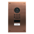 DoorBird IP Video Door Station D1101UV, Upgrade for D201/D202, Stainless steel V4A, brushed, PVD coating with bronze-finish, Part# 423867680