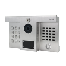DoorBird IP Video Door Station D1812, Hybrid upgrade for installations of DoorKing® 1812 Classic and Plus, stainless steel V2A, brushed, Part# 423866720