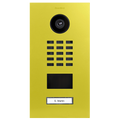 DoorBird IP Video Door Station D2101V, Stainless steel V4A, powder-coated, semi-gloss, RAL 1016, Part# 423870185
