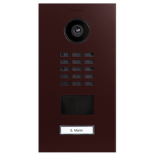 DoorBird IP Video Door Station D2101V, Stainless steel V4A, powder-coated, semi-gloss, RAL 3007, Part# 423862746