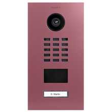 DoorBird IP Video Door Station D2101V, Stainless steel V4A, powder-coated, semi-gloss, RAL 3014, Part# 423870253
