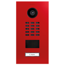 DoorBird IP Video Door Station D2101V, Stainless steel V4A, powder-coated, semi-gloss, RAL 3028, Part# 423870260
