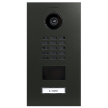 DoorBird IP Video Door Station D2101V, Stainless steel V4A, powder-coated, semi-gloss, RAL 6006, Part# 423870383
