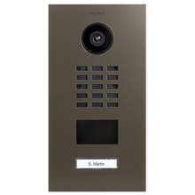 DoorBird IP Video Door Station D2101V, Stainless steel V4A, powder-coated, semi-gloss, RAL 7006, Part# 423870444
