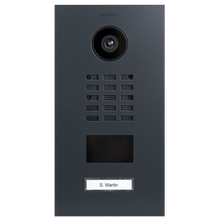 DoorBird IP Video Door Station D2101V, Stainless steel V4A, powder-coated, semi-gloss, RAL 7016, Part# 423870109
