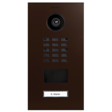 DoorBird IP Video Door Station D2101V, Stainless steel V4A, powder-coated, semi-gloss, RAL 8016, Part# 423870529
