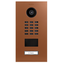 DoorBird IP Video Door Station D2101V, Stainless steel V4A, powder-coated, semi-gloss, RAL 8023, Part# 423870536
