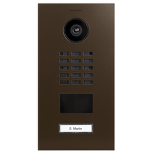 DoorBird IP Video Door Station D2101V, Stainless steel V4A, powder-coated, semi-gloss, RAL 8028, Part# 423870543
