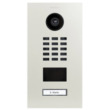 DoorBird IP Video Door Station D2101V, Stainless steel V4A, powder-coated, semi-gloss, RAL 9010, Part# 423870581

