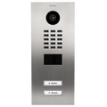 DoorBird IP Video Door Station D2102V, stainless steel V2A, brushed, 2 call buttons, Part# 423870666
