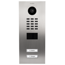 DoorBird IP Video Door Station D2102V, Stainless steel V4A (salt-water resistant), brushed, Part# 423870673
