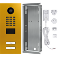 DoorBird IP Video Door Station D2102V, Stainless steel V4A, powder-coated, semi-gloss, RAL 1004, Part# 423863095