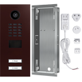 DoorBird IP Video Door Station D2102V, Stainless steel V4A, powder-coated, semi-gloss, RAL 3007, Part# 423863163