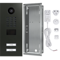   DoorBird IP Video Door Station D2102V, Stainless steel V4A, powder-coated, semi-gloss, RAL 6006, Part# 423863309