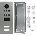   DoorBird IP Video Door Station D2102V, Stainless steel V4A, powder-coated, semi-gloss, RAL 7023, Part# 423863392