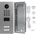   DoorBird IP Video Door Station D2102V, Stainless steel V4A, powder-coated, semi-gloss, RAL 7044, Part# 423863415