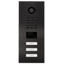 DoorBird IP Video Door Station D2103V, Stainless steel V4A, brushed, PVD coating with titanium-finish, Part# 423870758
