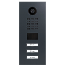 DoorBird IP Video Door Station D2103V, Stainless steel V4A, powder-coated, semi-gloss, RAL 7016, Part# 423870772
