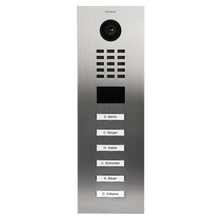 DoorBird IP Video Door Station D2106V, Stainless steel V2A, brushed, 6 call buttons, Part# 423870819
