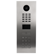 DoorBird IP Video Door Station D2101KV for single family homes, stainless steel V2A, brushed, 1 call button, Part# 423869998
