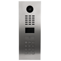 DoorBird IP Video Door Station D2101KV for single family homes, Stainless steel V4A (salt-water resistant), brushed, 1 call button, Part# 423870000
