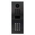 DoorBird IP Video Door Station D2101KV for single family homes, Stainless steel V4A, brushed, PVD coating with titanium-finish, 1 call button, Part# 423870024
