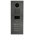 DoorBird IP Video Door Station D2101KV for single family homes, Stainless steel V4A, powder-coated, semi-gloss, DB 703, 1 call button,