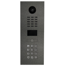 DoorBird IP Video Door Station D2101KV for single family homes, Stainless steel V4A, powder-coated, semi-gloss, DB 703, 1 call button,