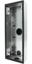 DoorBird D2102V/D2103V/D2101FV EKEY Surface-mounting housing (backbox), Stainless steel V4A (salt-water resistant), brushed, Part# 423865389