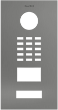 Doorbird Front panel for DoorBird D2101V, Stainless steel V4A, powder-coated, semi-gloss, RAL 9007, Part# 423861992