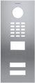 Front panel for DoorBird D2102V, stainless steel V2A, brushed, Part# 423860841 