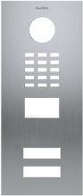 Doorbird Front panel for DoorBird D2102V, stainless steel V2A, brushed, Part# 423860841 