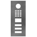 Front panel for DoorBird D2103V, Stainless steel V4A, powder-coated, semi-gloss, DB 703, Part# 423867291