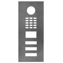Doorbird Front panel for DoorBird D2103V, Stainless steel V4A, powder-coated, semi-gloss, DB 703, Part# 423867291