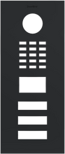 Doorbird Front panel for DoorBird D2103V, Stainless steel V4A, powder-coated, semi-gloss, RAL 7016, Part# 423865433