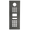 Doorbird Front panel (e.g. as replacement part) for DoorBird D2101KV, Stainless steel V4A, powder-coated, semi-gloss, DB 703, Part# 423868076